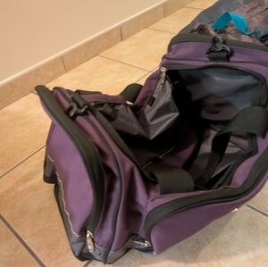 Purple Travel Duffel Bag